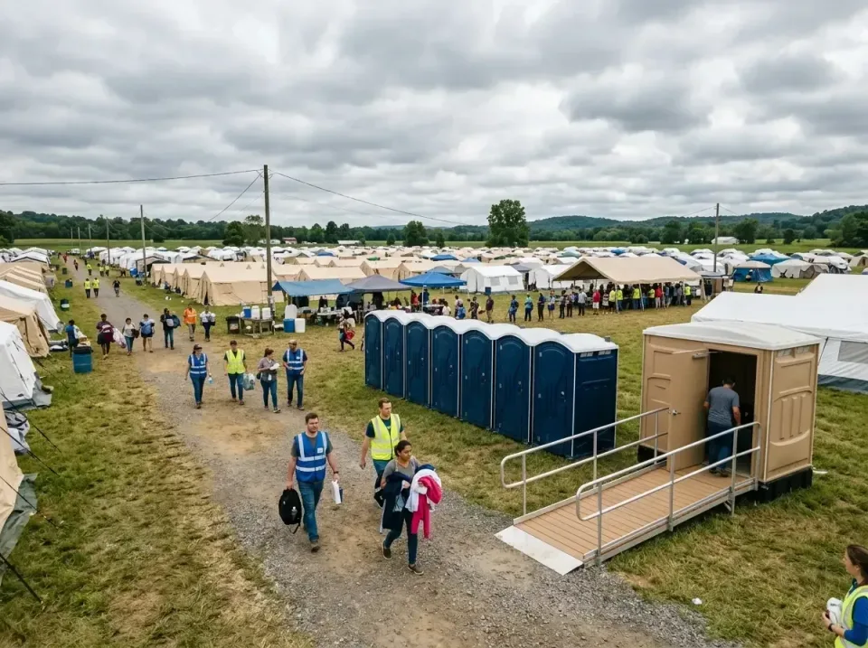 disaster-relief-camp-restrooms-010 — frequently asked questions, Dumpster & Portable Bathrooms Rental in Lake Caroline, VA